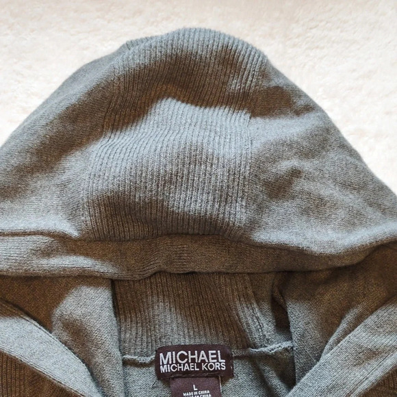 Michael Kors Mens Cotton Zip Front Hoodie Cardigan - Picture 3 of 11